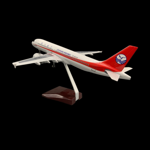 川航A319仿真飞机模型静态摆件