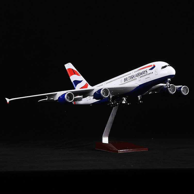 英国航空A380仿真飞机模型