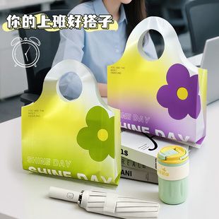 上班食品手提袋饭盒手拎袋精致礼品袋零食购物袋早餐袋小袋子Y146