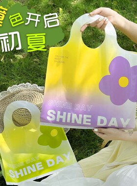 水果礼物手提袋零食袋六一儿童节礼品袋服装包装袋购物塑料袋Y92
