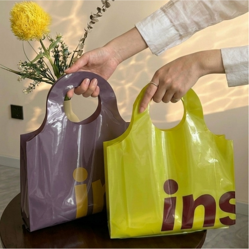 时尚简约女装店手提袋定制加厚高级感购物袋塑料袋礼品包装袋T55