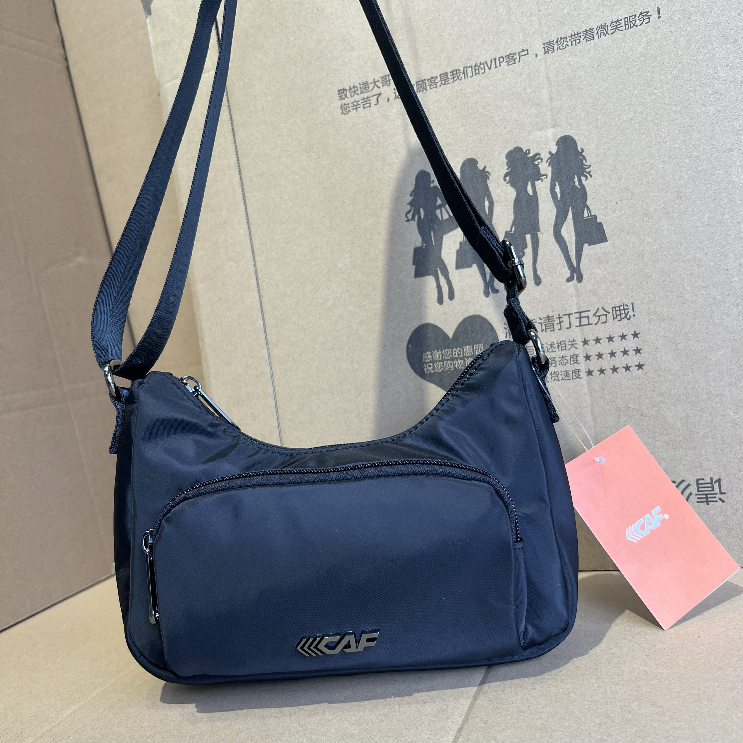 韩国好货出口外贸单纯原单女包休闲日常防水尼龙布轻便单肩斜挎包