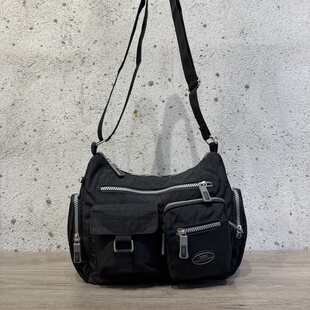 外贸出口尾货欧美休闲女包防水尼龙布包耐用经典 轻便单肩斜挎包