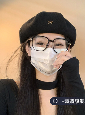 贝雷帽女春夏款南瓜帽2026新款显脸小韩系黑色画家帽秋冬八角帽子