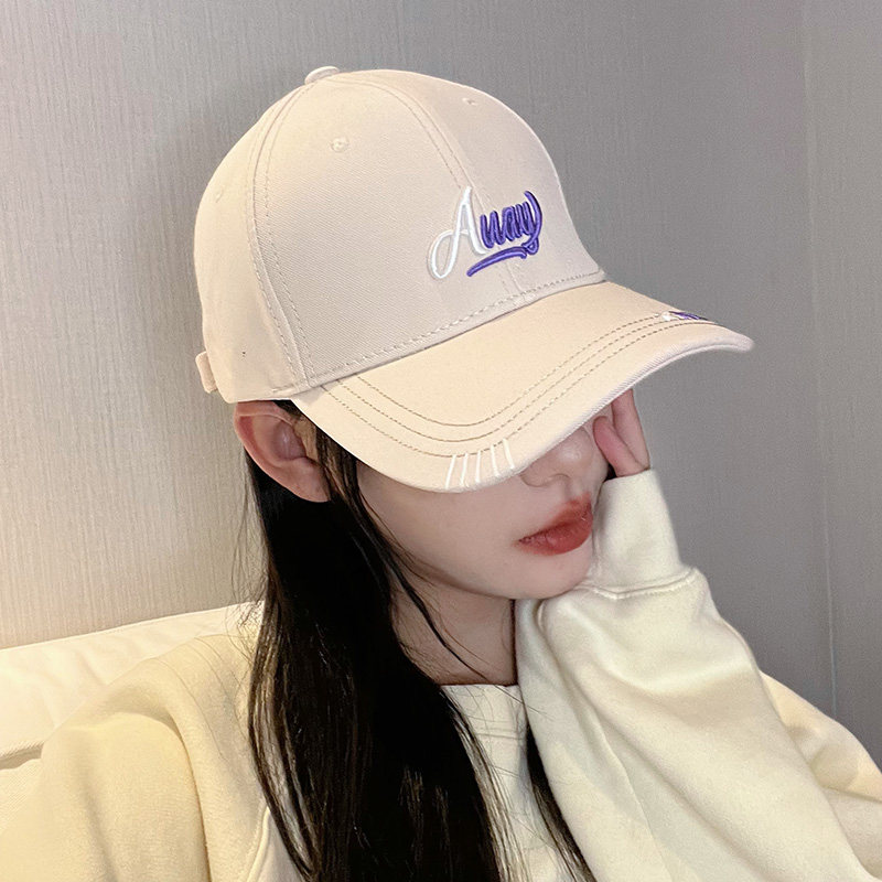 棒球帽鸭舌帽女春夏硬顶宽帽檐高颅顶百搭时尚深顶显脸小2026新款