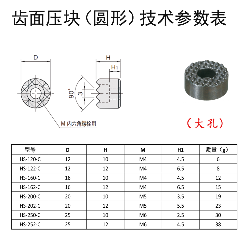 圆形齿面压块HS-060-120-C垫块止动加硬定位块辅助夹具齿面压块,标准件/零部件/工业耗材,其他机床配附件,淘宝优惠券,粉丝福利购,淘宝优惠卷