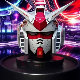 头号玩家高达头盔cos元祖高达头套盔甲diy变装真人可穿戴发光版