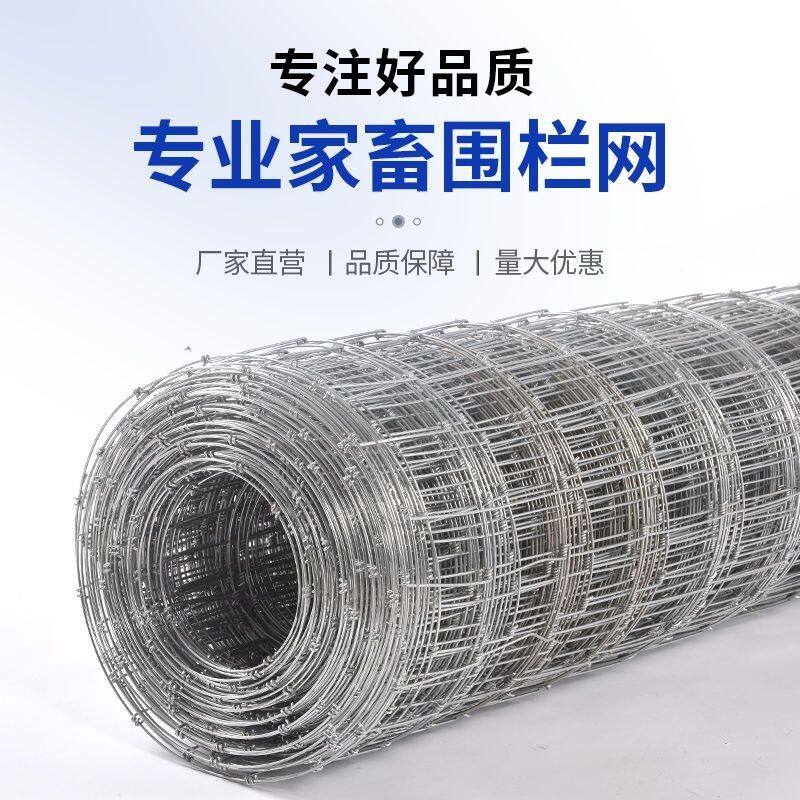 铁丝网防锈围栏网 拦牛羊养殖网牛栏网果园防护网钢丝网德国品质