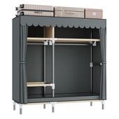 卧室衣柜宿舍收纳柜防尘白色储物柜防尘衣服衣橱出 4308人收藏