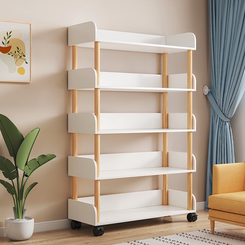 移动书架一体靠墙可家用