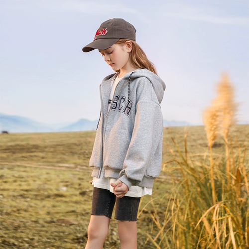 Осенняя детская куртка, толстовка с капюшоном, коллекция 2023, подходит для подростков, в западном стиле