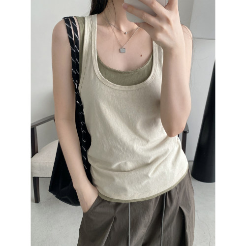 吊带背心女新款夏外穿女两件套