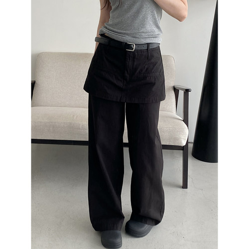 洋气显瘦工装裤裙裤长裤休闲裤女