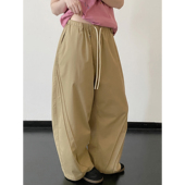 莱赛尔工装 休闲裤 春夏季 sun柚 高腰宽松显瘦慵懒松弛感直筒阔腿裤