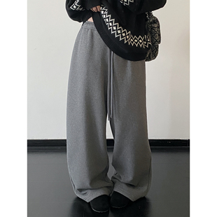 400G重磅加绒阔腿垂感香蕉裤 一条过冬懒人裤 松弛暖暖 sun柚