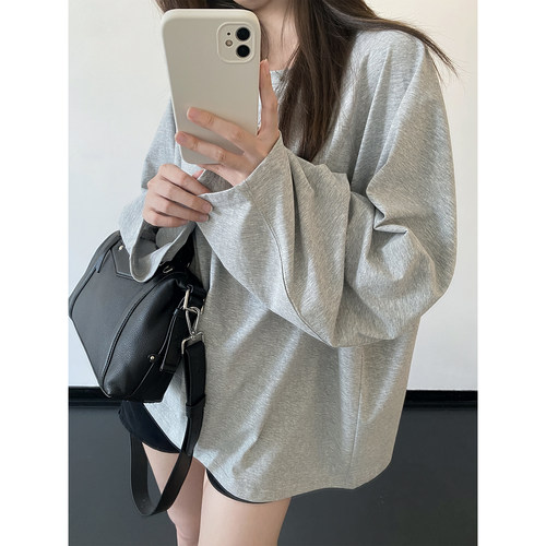 好版型立体结构香蕉袖卫衣大T恤