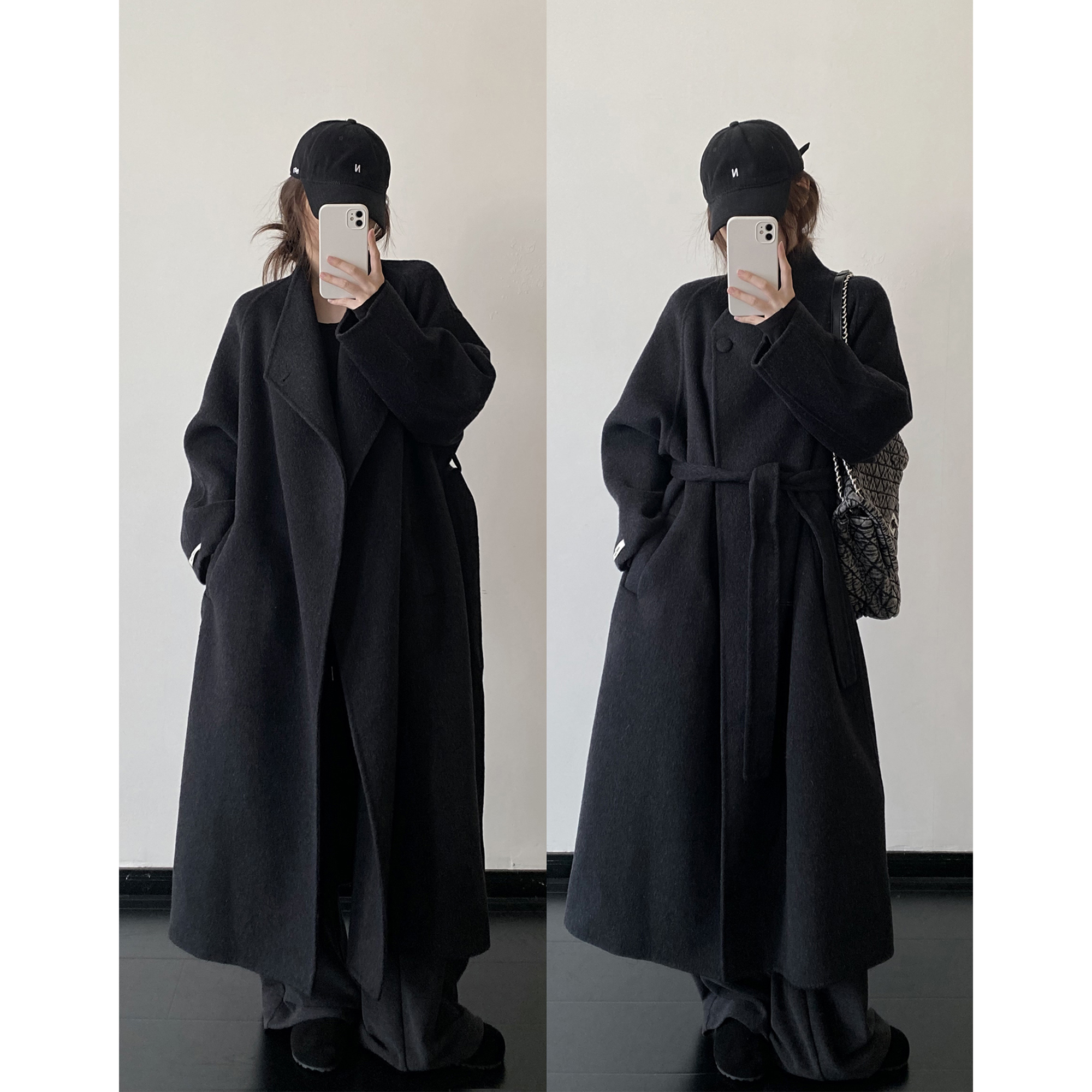 羊毛大衣呢子毛呢外套秋冬装女装