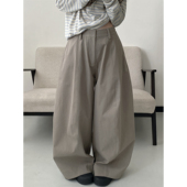 量感杨桃裤 立体廓形微肌理感百搭独特休闲裤 长裤 sun柚 女阔腿裤