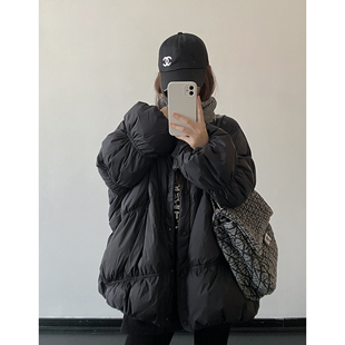 sun柚 云朵泡芙超好看90白鸭绒手工打揽温柔感宽松羽绒服外套女