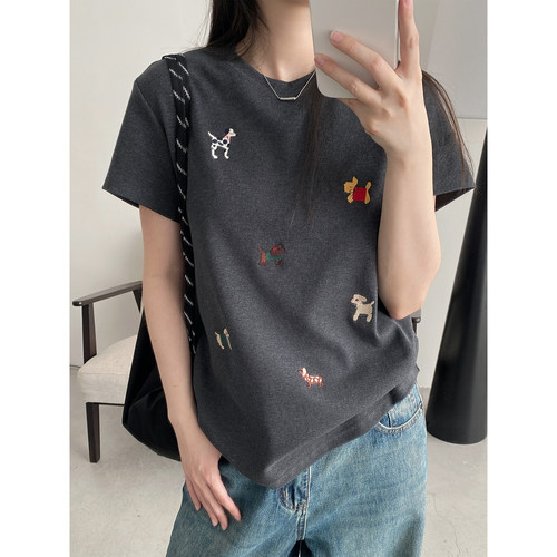 短袖T恤女夏季新款宽松显瘦上衣