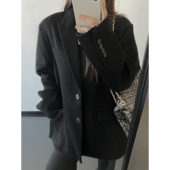 sun柚 私服羊毛西装 &高品质廓形100精纺羊毛廓型毛呢外套大衣女