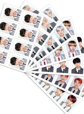 弹少年团 4th MUSTER Happy 一寸纪念品证件照【一版8张 】