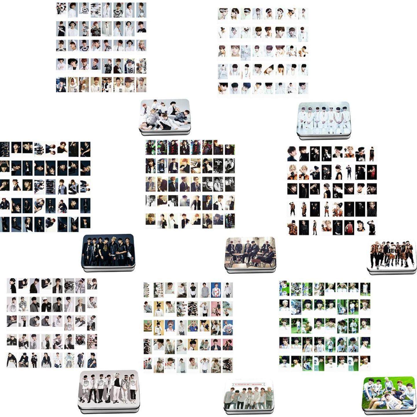 防弹少年团出道 金硕珍郑号锡朴智旻金泰亨田木正国周边LOMO卡（8