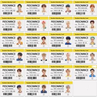 NCTDREAM : RESONANCE PT.2罗渽民黄仁俊李帝努周边小卡