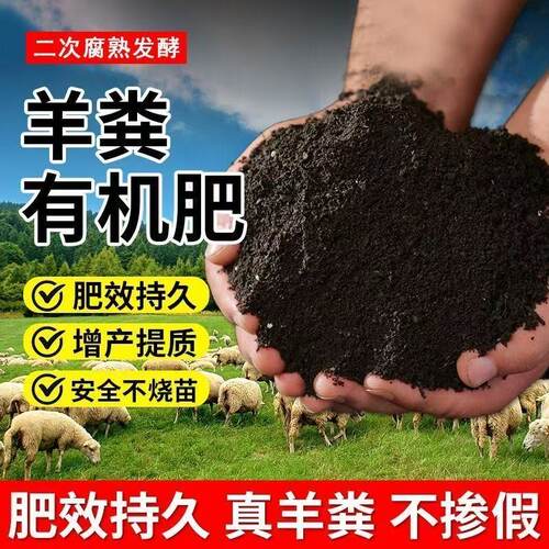 内蒙古纯羊粪发酵有机肥花卉通用