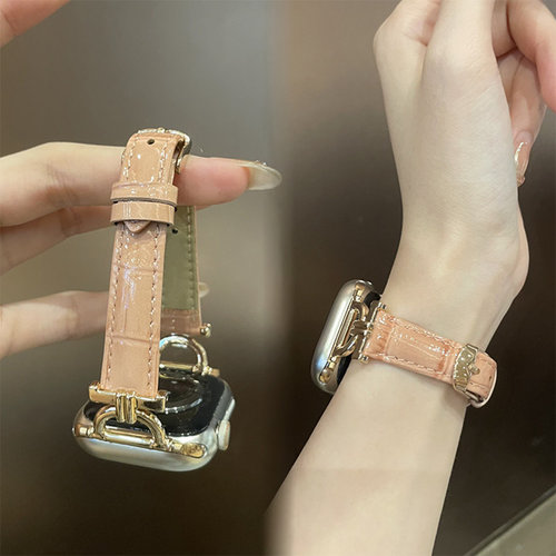 iwatch10表带新款竹节D字扣苹果手表s9表带适用applewatch8高级感