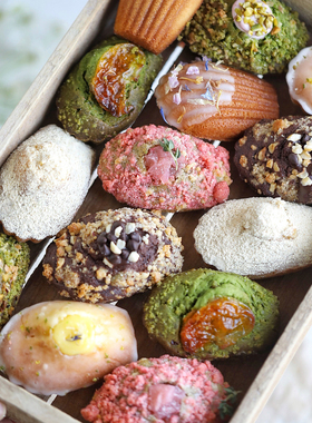 二三研食 玛德琳甜点 手作法式糕点蛋糕伴手礼下午茶点心夹馅组合