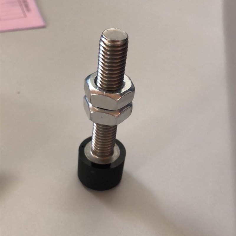 带聚氨酯止动螺栓 直杆型 实心缓冲螺丝UNBH UNBHH4 5 6 8 10 12