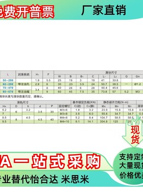 微型宽幅直线导轨IAM41 IAM42-H9 H12 H14 H16-L50 L60 L70 L80