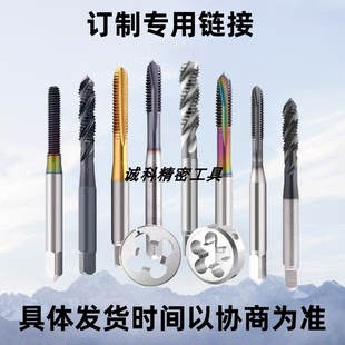 丝锥丝攻板牙钻头铣刀刀粒订制专用链接，具体发货时间以协商为准