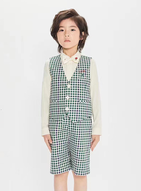 童装童装男童春秋韩版时尚礼服小西装马夹儿童外套马甲潮2Z15145