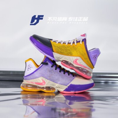 Nike LeBron 19Low詹姆斯LBJ19湖人紫金鸳鸯低帮篮球鞋DO9828-500