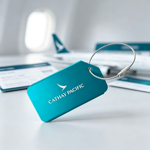 Cathay Pacific香港国泰航空飞行箱行李箱登机牌旅行箱吊牌挂牌
