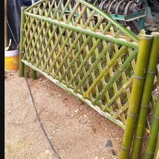 制防腐竹篱笆栅栏菜地围栏庭院装户外花园大型工厂室外网格