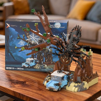 适用乐高蜘蛛积木模型拼装玩具