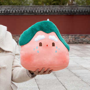 天水文创 守绘人原创天水麦积山卡通可爱毛绒抱枕玩偶【大山包】