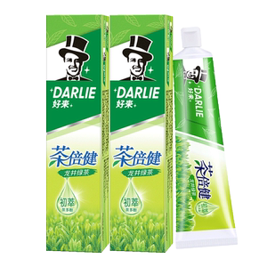 好来龙井绿茶口气清新组合装牙膏