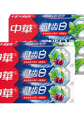 中华健齿白果香清新薄荷牙膏