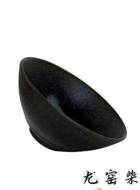 建阳建盏龙窑柴烧黑毫茶盏主人单杯纯手工铁胎茶具品茗杯店长推荐