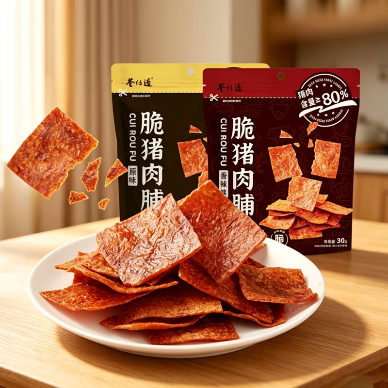 巷仔边香脆猪肉铺 办公室休闲零食追剧解馋