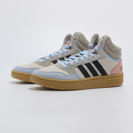 ADIDAS潮流NEO女鞋HOOPS 3.0 MID高帮休闲板鞋HP7956 HP3105