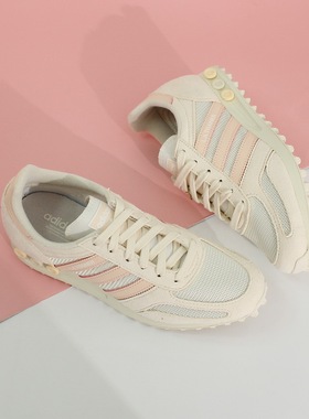 36.5码ADIDAS三叶草潮流女鞋LA TRAINER复古低帮跑步休闲鞋IE1648