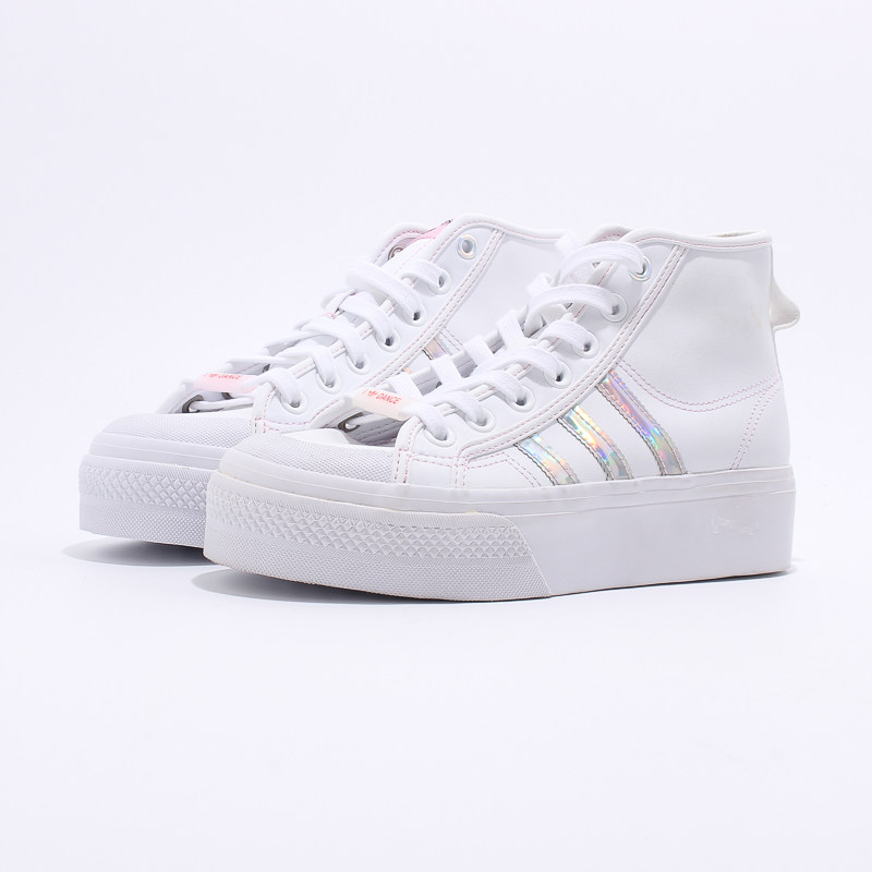 ADIDAS三叶草潮流女鞋NIZZA PLATFORM MID高帮帆布休闲板鞋H01566,运动鞋new,板鞋,淘宝优惠券,粉丝福利购,淘宝优惠卷