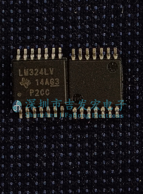 LM324LV LM324LVIPWR 现货库存 贴片TSSOP-14 可直拍