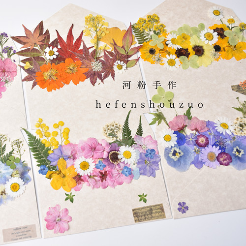 春日来信真花压花手工材料组合