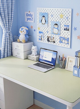 纯色桌垫ins风桌面布置学生书桌垫子氛围感好物女生高颜值桌布